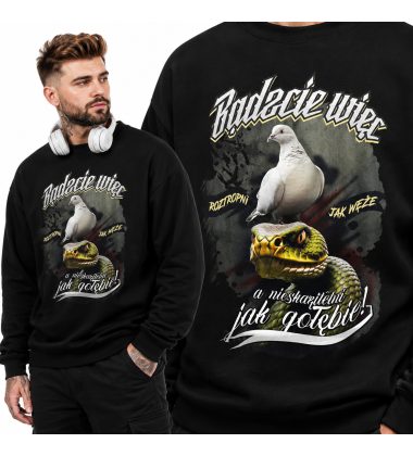 Bluza Chrześcijańska BĄDZCIE WIĘC ROZTRONI JAK WĘŻE